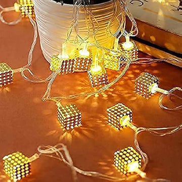 16 Metal Cube String Light 4  MTR