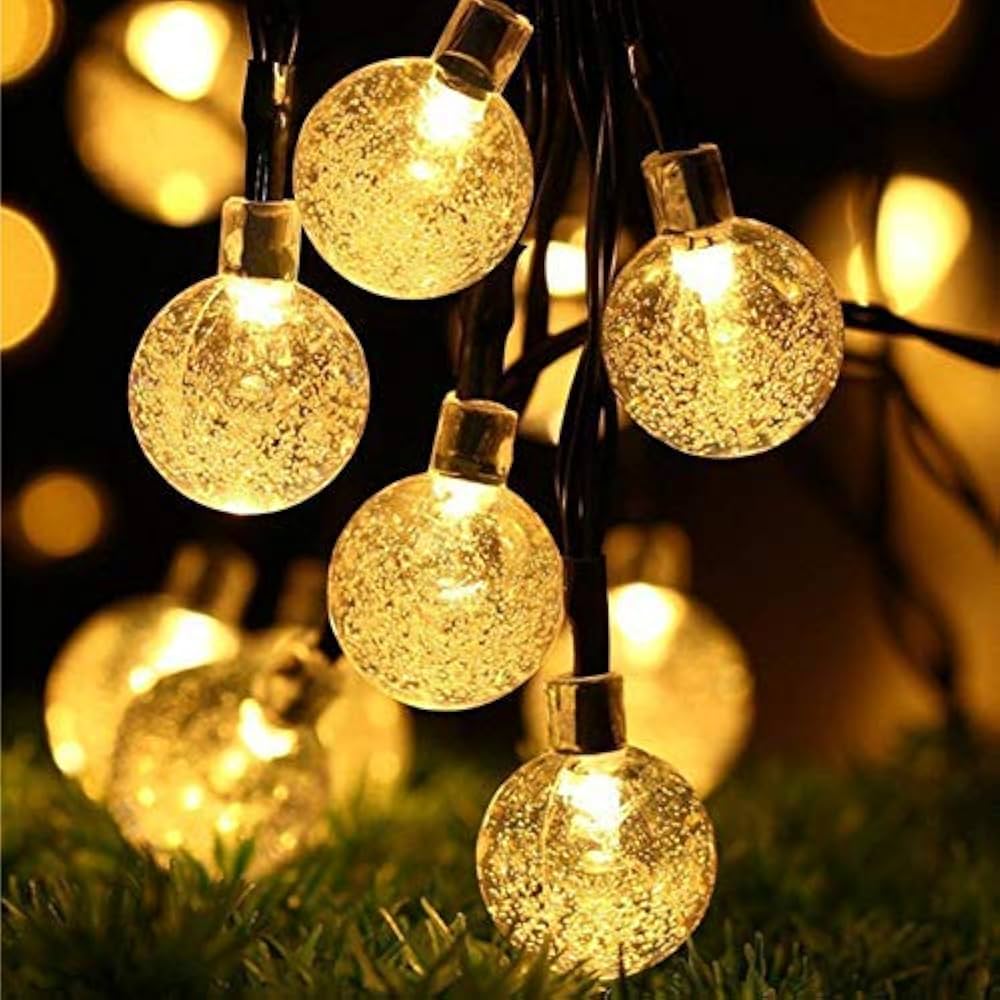 14 Crystal Balls String Lights  4MTR