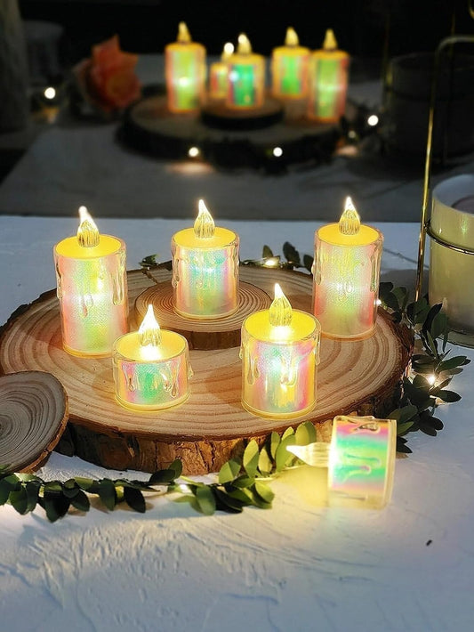 Mini Acrylic Rainbow Candle