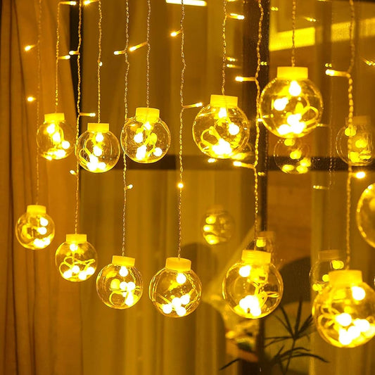 12 Ball Curtain Light Big Ball