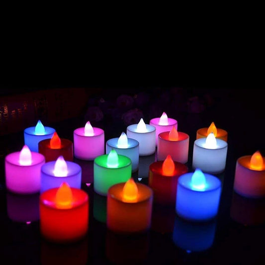 1 Pcs Smokeless Candles Mix  Color