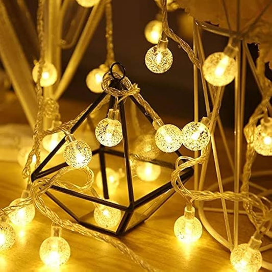 14 Crystal Balls String Lights  4MTR