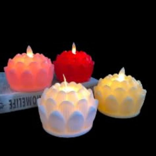 Smokeless Swing LED Lotus  Candles