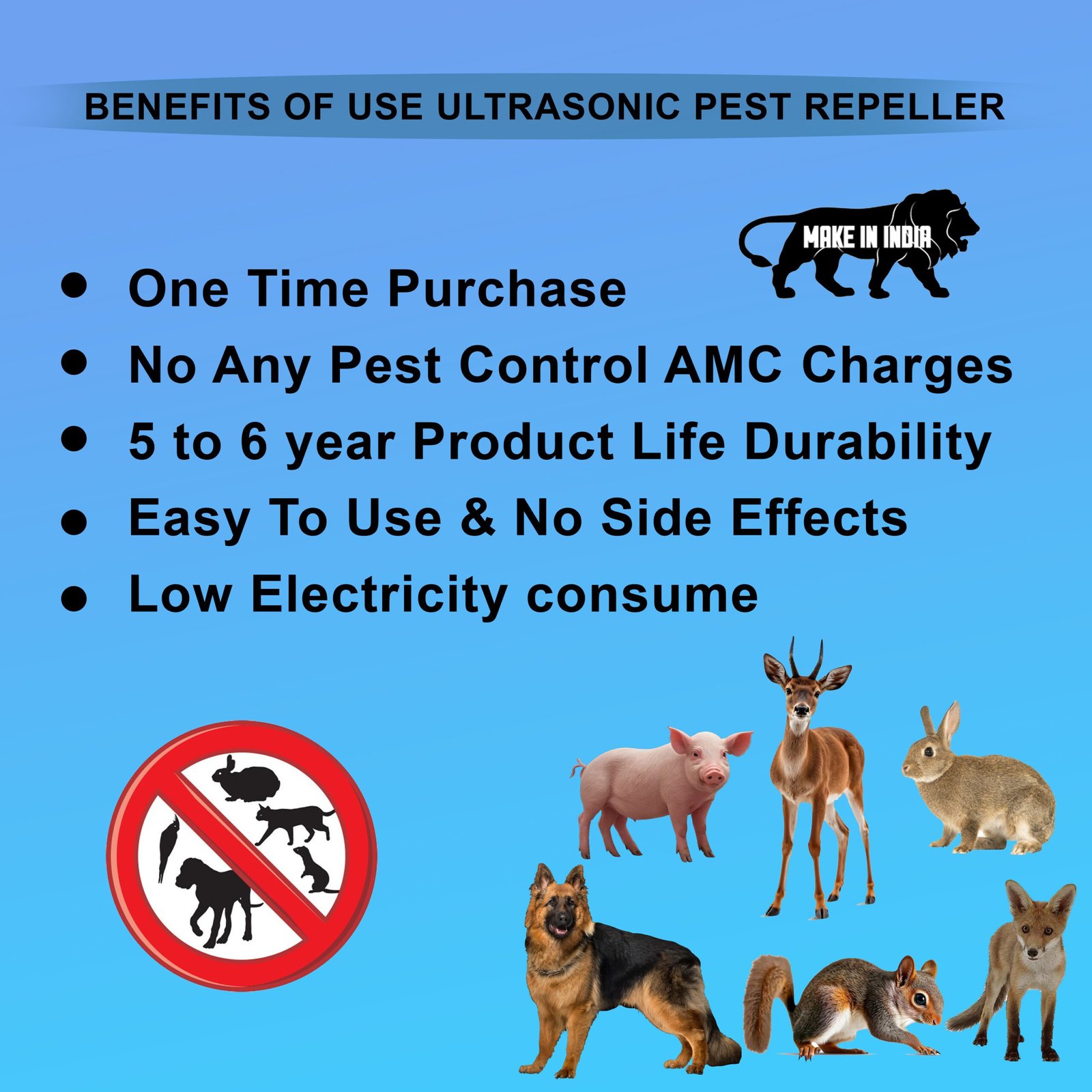 Animal Repellent System – Electronic Pest Deterrent for Home & Garden - Image 7