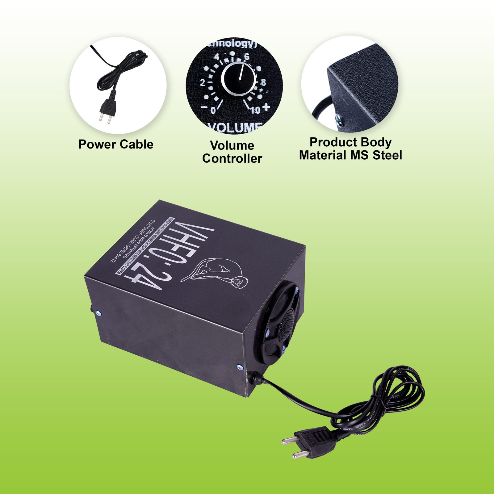 Ultrasonic Monkey Repellent with Very Loud & Noisy Sound to Repel Monkeys for Outdoor Like Garden, Factories, and Warehouse (VHF0: 24) - Image 3