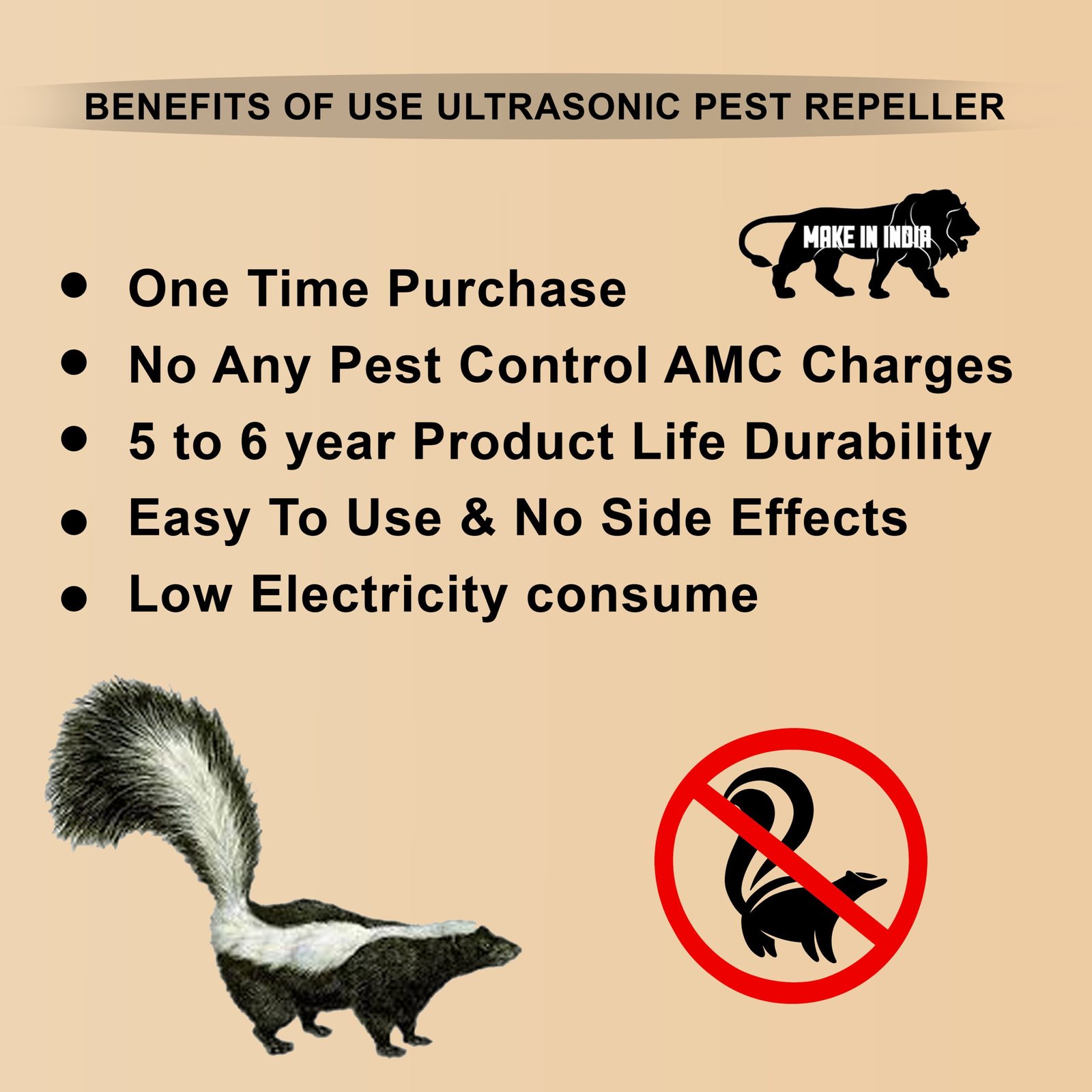 "Best Skunk Repellent in Canada – Natural & Effective Skunk Deterrent for Yards, Gardens & Homes | Safe for Pets & Kids - Image 3