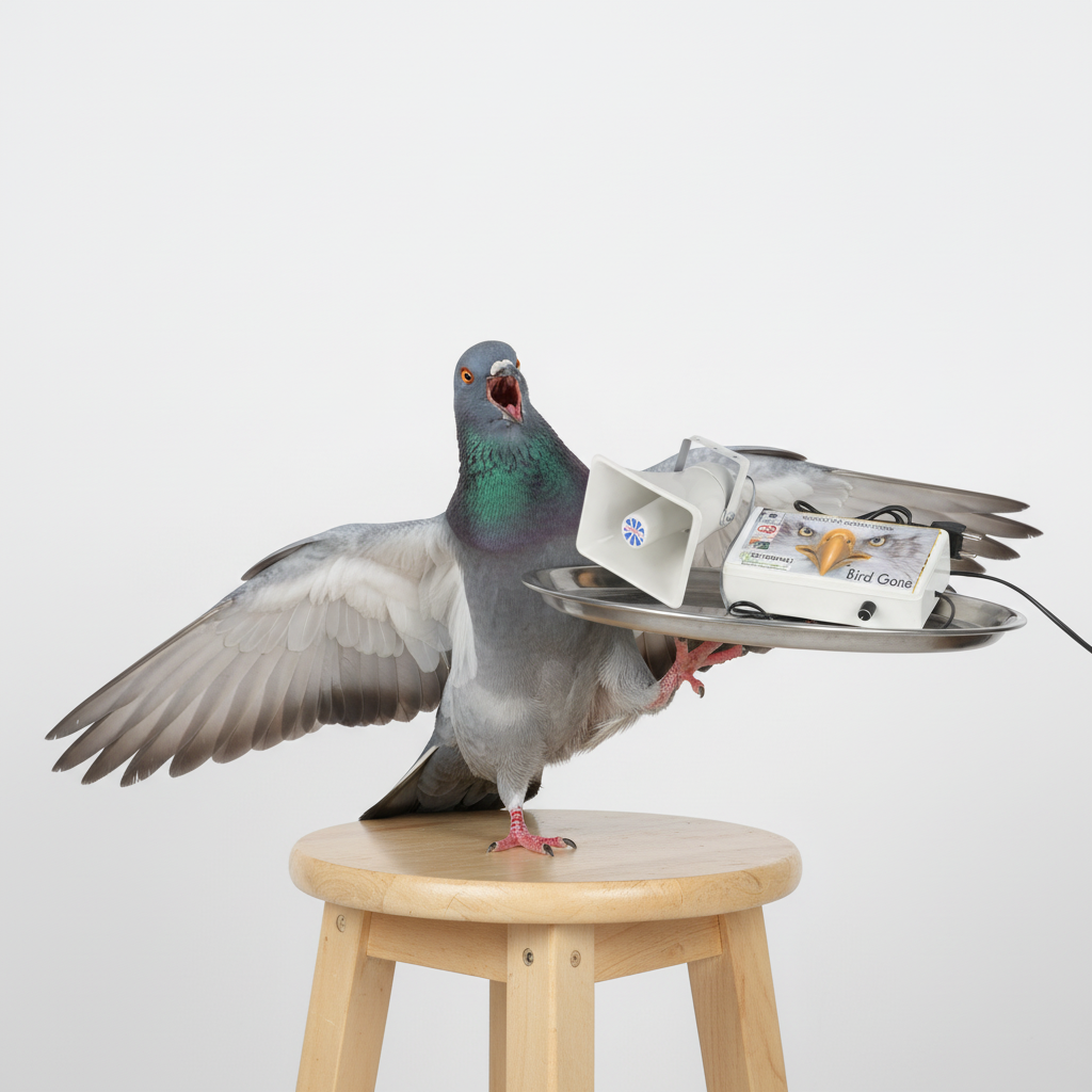 Shyam Innovations – Industrial Ultrasonic Bird Repellent System (5000 Sq. Ft) | Waterproof, Electric, Loud Sound Device for Pigeons, Bats, Crows – Outdoor Bird Deterrent India - Image 5