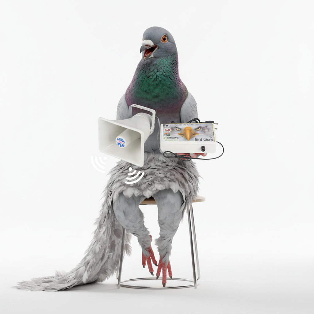 Shyam Innovations – Industrial Ultrasonic Bird Repellent System (5000 Sq. Ft) | Waterproof, Electric, Loud Sound Device for Pigeons, Bats, Crows – Outdoor Bird Deterrent India - Image 4