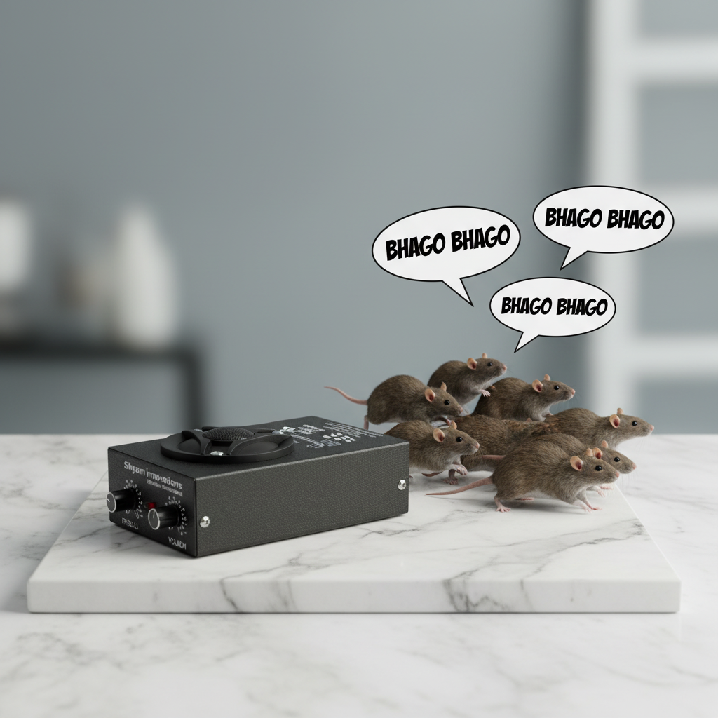 Ultrasonic Rat & Pest Repeller for Home – Keep Your House 100% Pest-Free! Made in India(Area Covered:2500 SF)