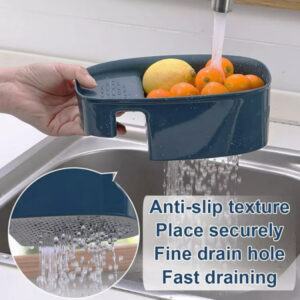shyam innovations ch-z Multifunction Kitchen Waste Filter Basket (Sink), Plastic Sink Strainers Colander Basket, Food Storage Basket for Filter, Wash Vegetables Fruits Medium