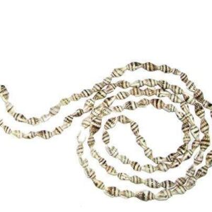 shyam innovations Shankh Mala/Garland Necklace Haar For Pooja, Health, Wealth, Protection, Prosperity & Success - Pack Of 1 Piece For Unisex Adult