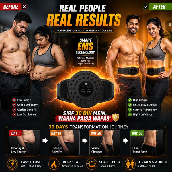 EMS Belly Fat Remover™ | 30 Day Money Back Guarantee